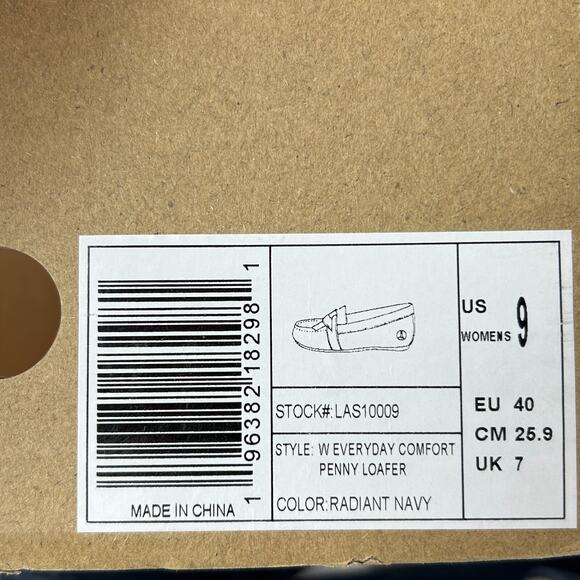 Lands' End Everyday Comfort Slip On Penny Loafer Radiant Navy Women’s US 9 - Picture 10 of 10